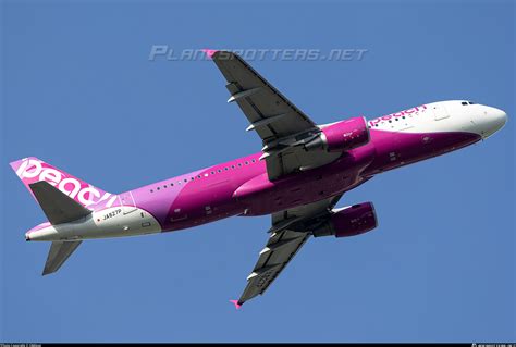 Ja P Peach Airbus A Photo By Omgcat Id