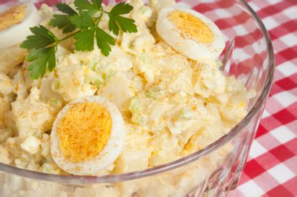 Potato Salad with hardboiled eggs - Mashed Potatoes Recipe