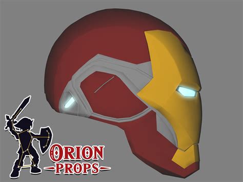 Ironman Helmet Pepakura File