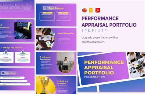 Performance Appraisal Portfolio Template in MS PowerPoint, Portable Documents, Google Slides ...