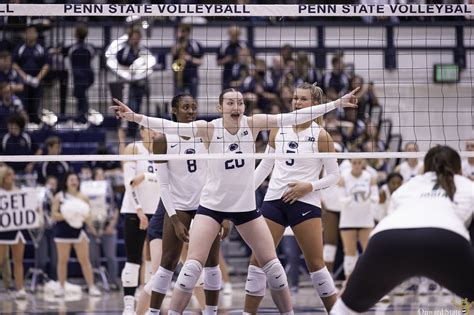 No 4 Penn State Womens Volleyball Sweeps No 10 Purdue 3 0 Onward State