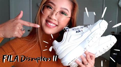 Fila Disruptors Ii Review Nancy Hui Youtube