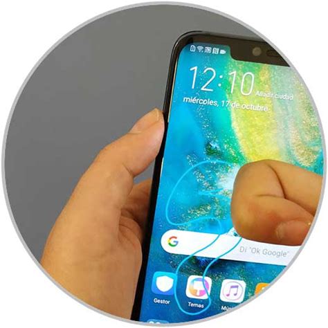 Cómo hacer captura de pantalla Huawei Mate 20 Solvetic