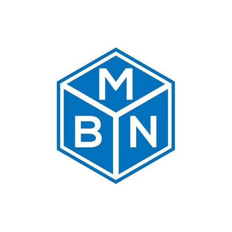 mbn letter logo design  black background mbn creative initials