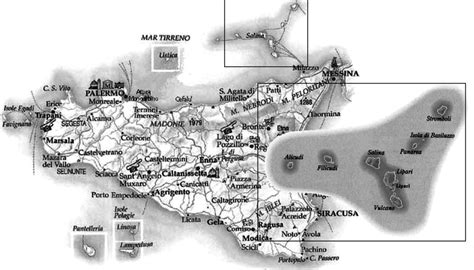 Location map of the Vulcano Island. | Download Scientific Diagram