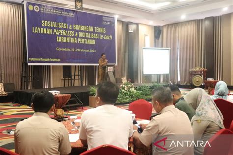 Karantina Pertanian Miliki Layanan Digital Antara News Gorontalo