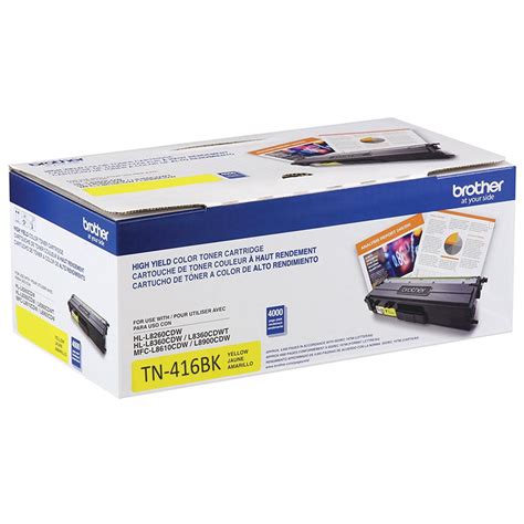 Toner Brother TN 416Y Amarelo HL L8360CDW MFC L8610CDW MFC L8900CDW