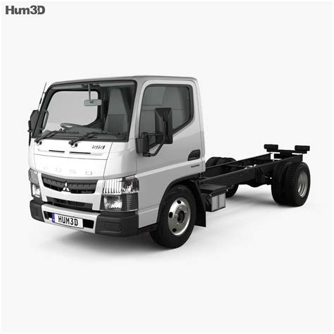 Mitsubishi Fuso Canter (515) City Single Cab Low Roof Chassis Truck with HQ interior 2019 3D ...