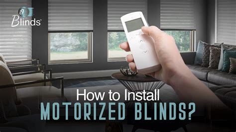 How To Install Motorized Blinds – i9 Blinds