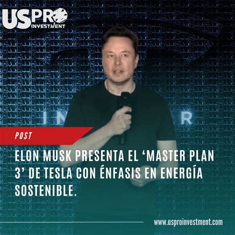 Elon Musk Presenta El ‘master Plan 3 De Tesla Con énfasis En Energía