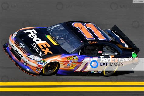 February Daytona Beach Florida Usa Denny Hamlin Car