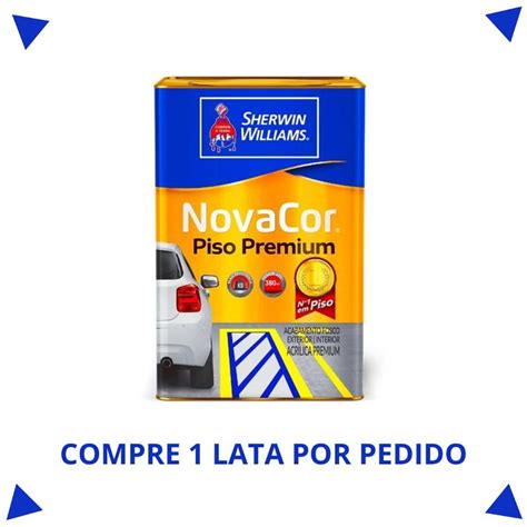 Tinta Piso Premium Novacor Sherwin Williams L Cores Shopee Brasil