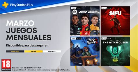 Anunciados Los Juegos Del Mes De Marzo Para Los Usuarios De Playstation