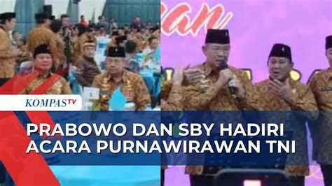 Momen SBY Dan Prabowo Duduk Satu Meja Hingga Bernyanyi Bersama Di Acara