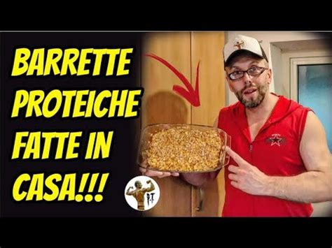 Barrette Proteiche Fatte In Casa Youtube