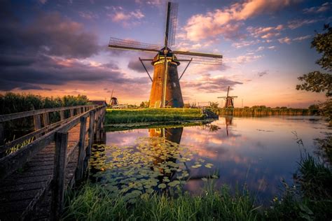 Windmill HD, Netherlands, HD Wallpaper | Rare Gallery