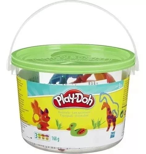 Conjunto Massinha Play Doh Mini Balde Hasbro 23414 Cor Verde