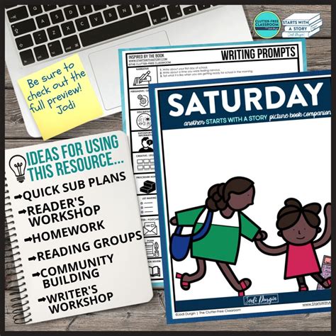 Saturday Activities and Lesson Plans for 2025 - Teaching with Jodi ...