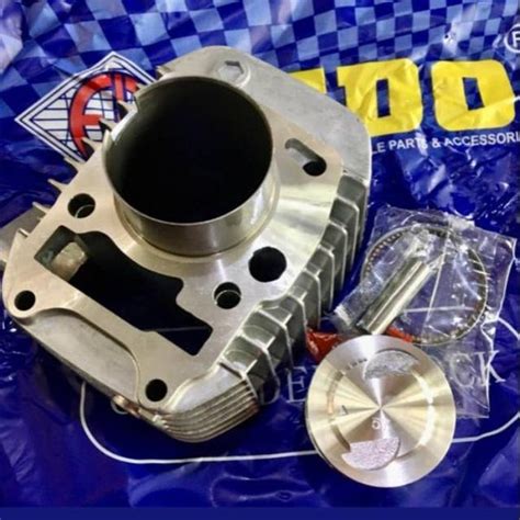 Jual BLOK CYLINDER BORE UP 57MM SUPRA 125 KARISMA SET PISTON RACING Di