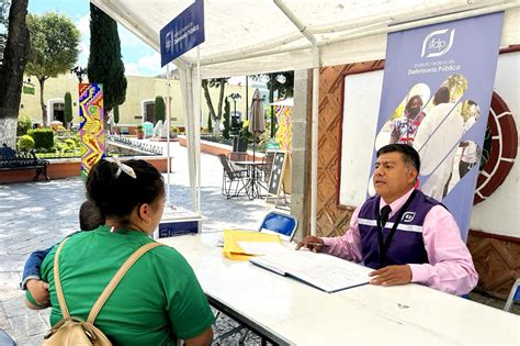 Llega A Huamantla El Módulo De Asesoría Del Instituto Federal De La Defensoría Pública