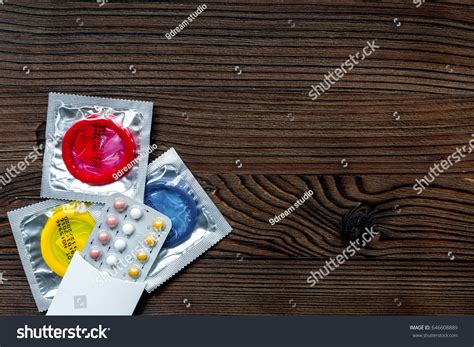 Male Contraception Safe Sex Condoms On Stock Photo 646608889 Shutterstock