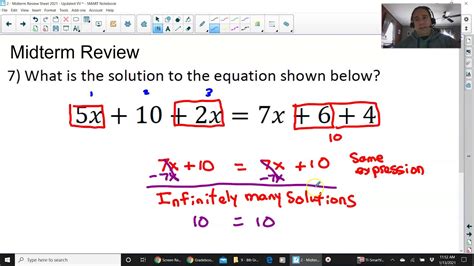 Th Grade Math Midterm Review Sheet Th And Ia Youtube