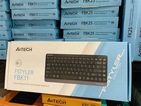 A4Tech FBK11 Bluetooth & 2.4G Wireless Keyboard, Computers & Tech ...
