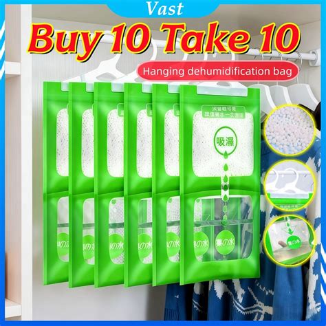 Hanging Dehumidifier Bag Moisture Absorbent Bags Wardrobe Hygroscopic