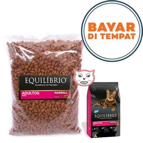 MAKANAN KUCING EQUILIBRIO ADULT CAT FOOD EQUIL REPACK 500 GRAM Lazada