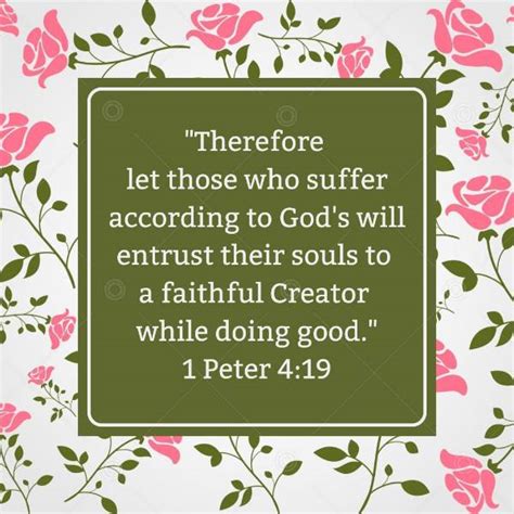 Church Social Graphic Let Those Who Suffer 1 Peter 419