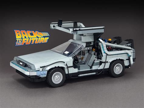 LEGO MOC Pimp Up My DeLorean Time Machine From Back To The Future