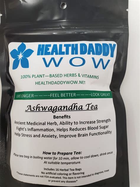 Ashwagandha Tea - Health Daddy Wow