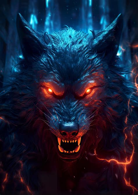 Wall Art Print Werewolf Dark Fantasy Europosters