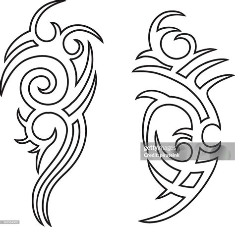 Tribal Tattoo Outlines High Res Vector Graphic Getty Images