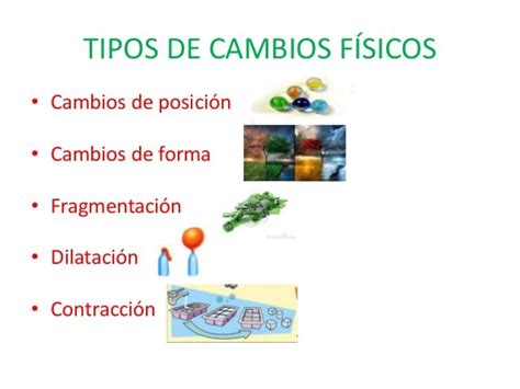 Cambios Fisicos De La Materia Ejemplos - abstractor