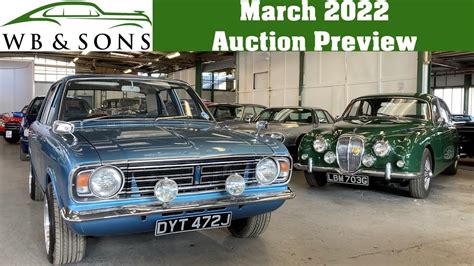 WB Sons March 2022 Classic Car Auction Preview Classic Fords