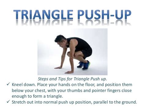 Triangle Push-Up - Simple Workout Routine