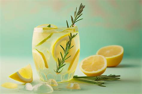 Premium AI Image | Summer refreshing lemonade drink