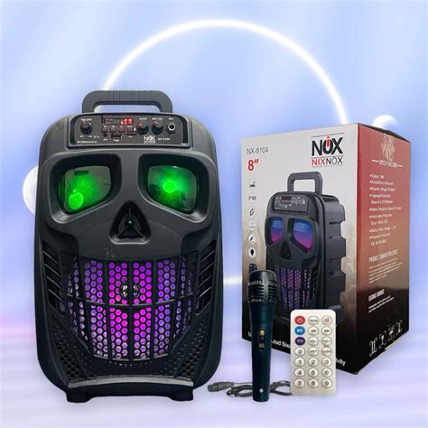 Jual Nixnox Speaker Bluetooth Nx Model Tengkorak Plus Remot Mic