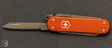 Victorinox Orange Tiger Classic Alox Knife Limited Edition