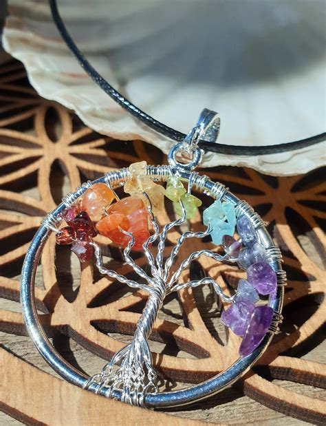 Pendentif Arbre De Vie Chakra Atelier De Vivi