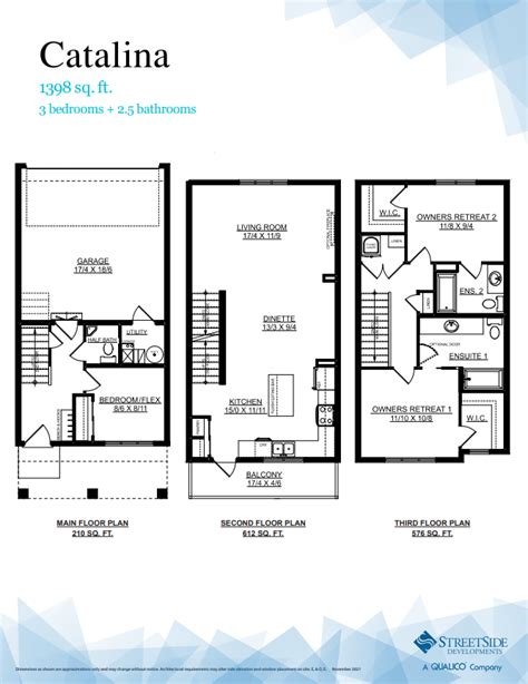 Rivers Edge Townhomes By StreetSide Developments Catalina Floor