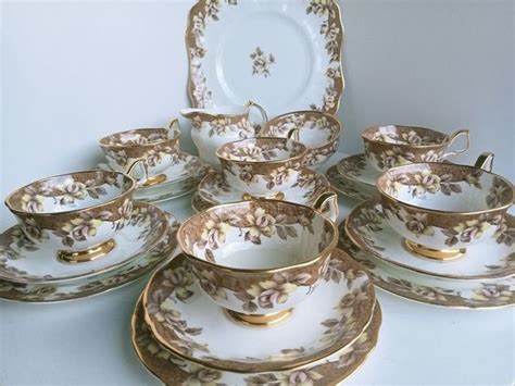 Arklow Pottery Fine Bone China Elegance Tea Set For Sale In Lusk