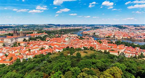 Aerial Panorama Of Prague Czech Republic — Stock Photo © Scanrail