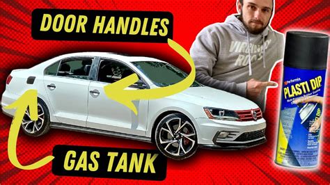 How To Plasti Dip Door Handles And Gas Tank The Easy Way Youtube