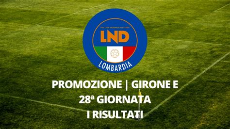 Promozione Girone E I Risultati Di Domenica Aprile