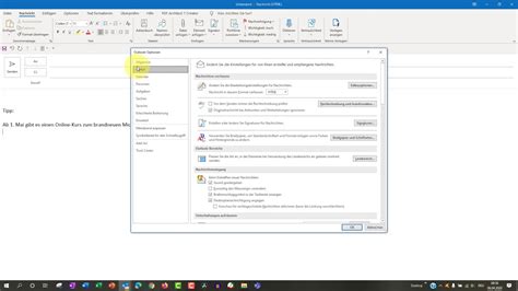 Microsoft Outlook E Mail Benachrichtigungen Und T Ne Abschalten Youtube