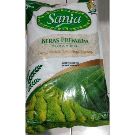 Jual Beras Sania Premium 5kg Shopee Indonesia