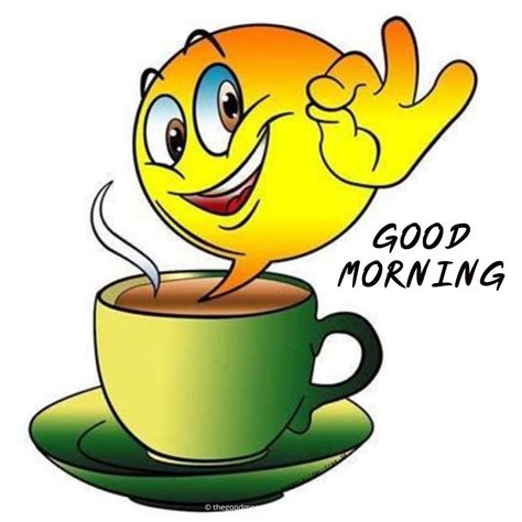 Good Morning Coffee Emoticon