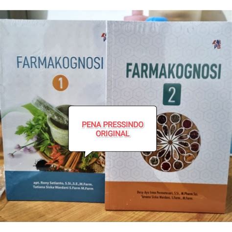 Jual PAKET BUKU FARMAKOGNOSI 1 DAN 2 TATIANA SISKA WARDANI ORIGINAL